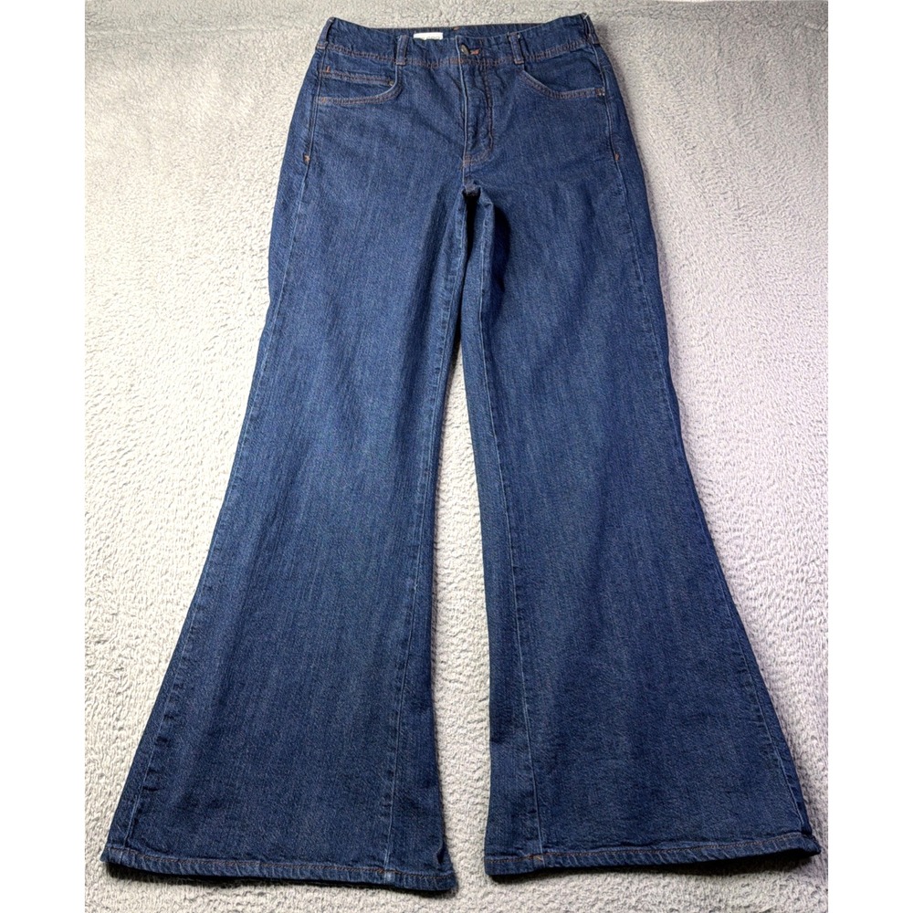 Pilcro Jeans Women's Size 28 T Anthropologie Wide Leg Flare Jeans High Rise